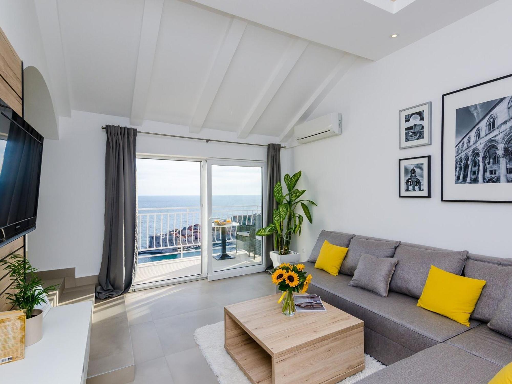 Ploce Apartments-One-Bedroom Apartment With Terrace And Sea View 杜布罗夫尼克 外观 照片