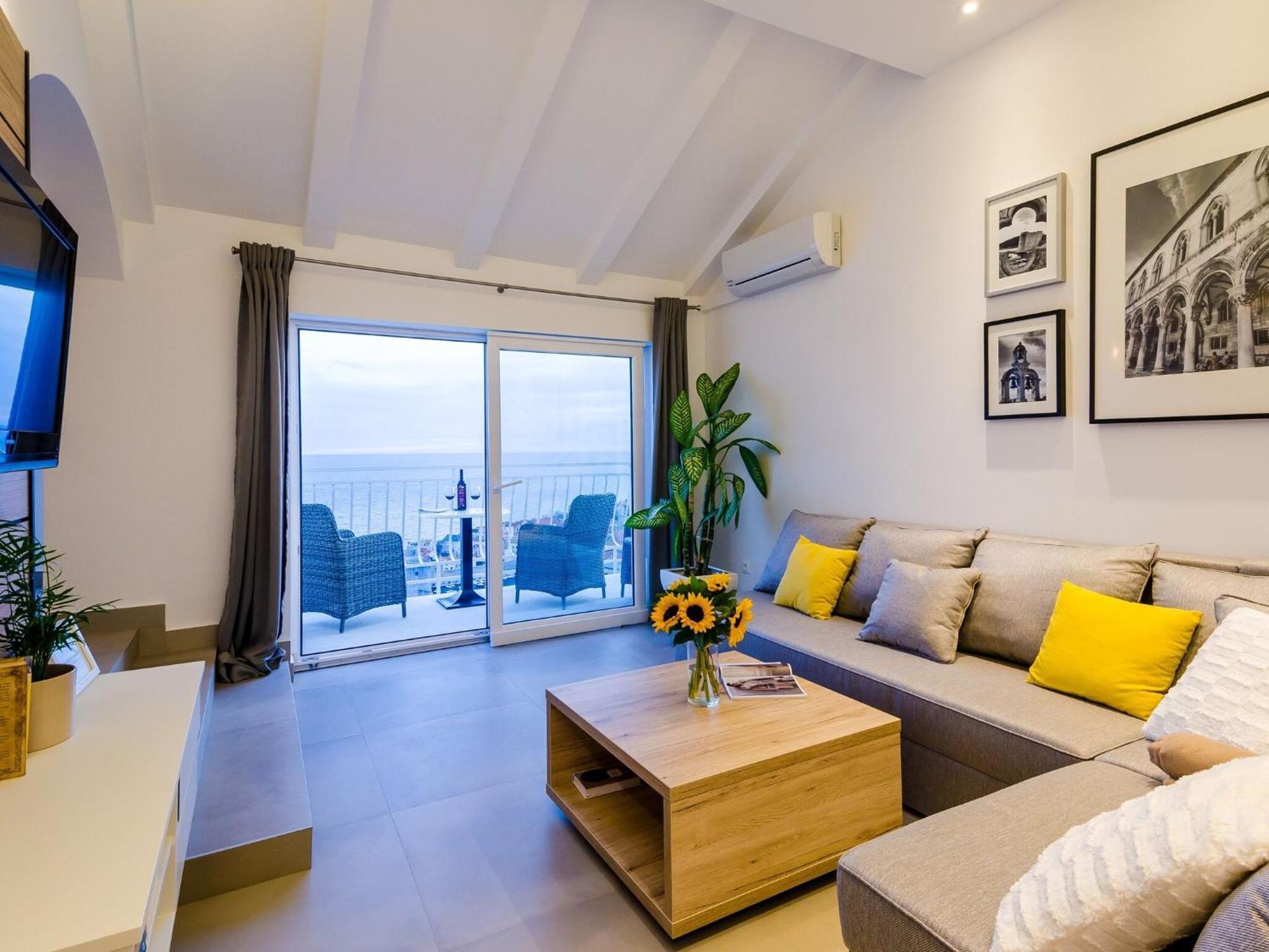 Ploce Apartments-One-Bedroom Apartment With Terrace And Sea View 杜布罗夫尼克 外观 照片